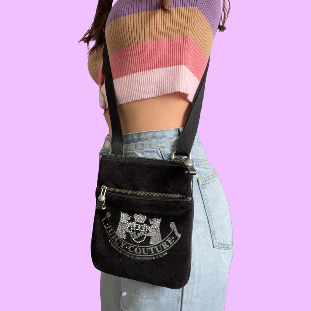 Black Juicy couture side satchel bag